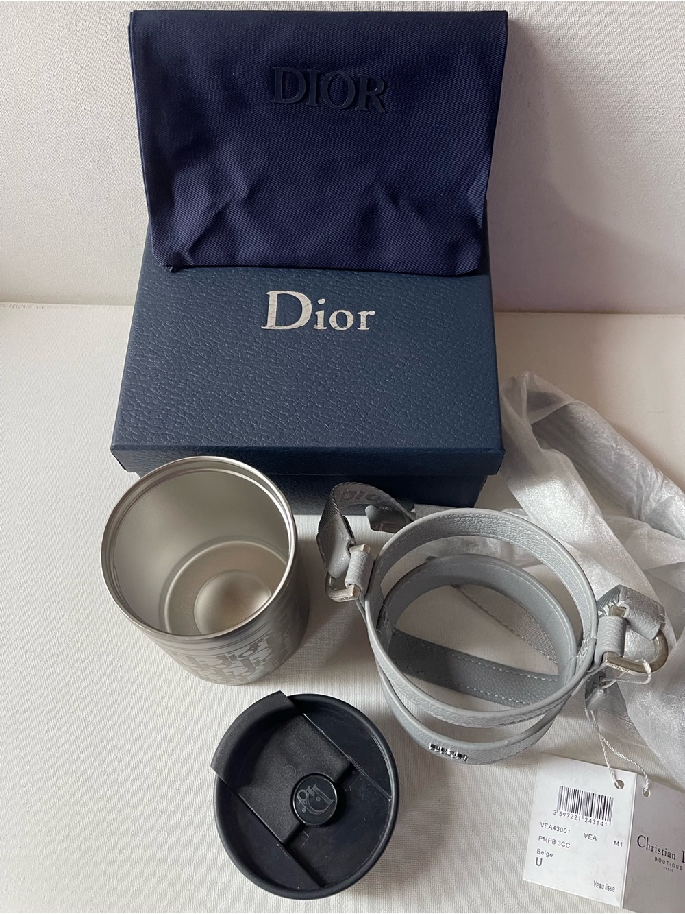 Dior Vibe Water Bottle & Bottle Holder Limited VIP Gift Novelty GWP. - Picture 10 of 13